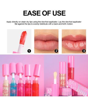 Buy Jelly Cooling Hydrating Lip Oil - Plumping Non-Sticky Gloss Vegan & Cruelty-Free Nourishing Care in Ice Blue - International Shipping Available - Buy Online on GoSupps.com