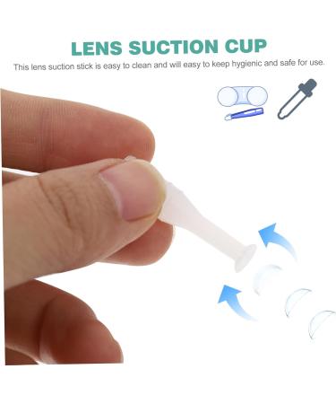 Buy Kombiuda 6-Piece Tweezers & Suction Rods for Contact Lens Removal - Silicone Lens Extractor Travel-Friendly & Color Sorted - Buy Online on GoSupps.com