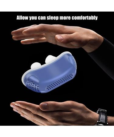 Silicone Snoring Nasal Vents Plugs for Women - Blue - Nighttime Snoring Relief - Buy Online on GoSupps.com
