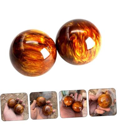 Magiclulu 2-Piece Health Ball Set - Rolling Massage Balls for Pain Relief & Fitness | Decorative Harz Master Exercise Balls - Buy Online on GoSupps.com