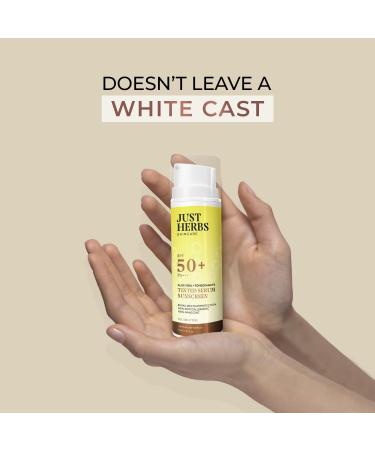 Shop Tinted Sunscreen SPF 50+ | Lightweight No White Cast | Ideal for Oily & Dry Skin | 30ml - Men & Women - Buy Online on GoSupps.com