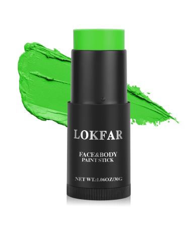 Light Green Face Paint Cream-based Body Paint Stick Larger Capacity High Pigment Long Lasting Professional Paint Makeup Product For Halloween/Masquerade/Cosplay/Movie Makeup 1.06 Oz/30g