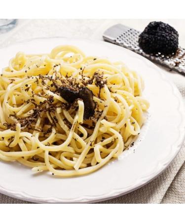 Valnerina Tartufi Italian Strangozzi with Summer Black Truffle | Long Hard Grain Semola Pasta | Gastronomic Typicity from Umbria Italy | Pack 250 gr. - Buy Online on GoSupps.com