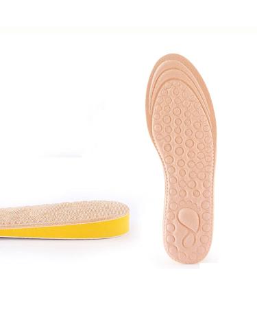 YTYZC Women Light Height Increased Insoles Soft Breathable Sport Sole Heel Lift Pad Memory Foam Massage Inserts Shoe (Color : Beige 1.5cm  Size : EU 39-40 (245MM)) EU 39-40 (245MM) Beige 1.5cm