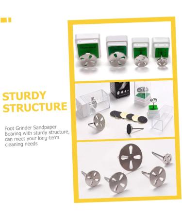 minkissy 2pcs Foot Bearings Hole Tool Feet Sanding Paper Bearing Sand Paper Sanding Paper Bearing for Feet Dead Wear-Resistant Bearing Grinding Disc Stainless Steel Electric 6.6x3cmx2pcs - Buy Online on GoSupps.com