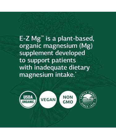 Standard Process E-Z Mg 180 Tablets - Plant-Based Organic Formula for Magnesium Intake Support - Buy Online on GoSupps.com