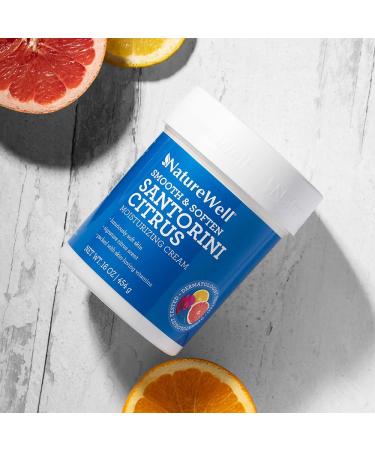 NATURE WELL Santorini Citrus Moisturizing Cream | Smooth & Soften Face, Body & Hands | Vitamin-Enriched Formula | 16 Oz - Buy Online on GoSupps.com