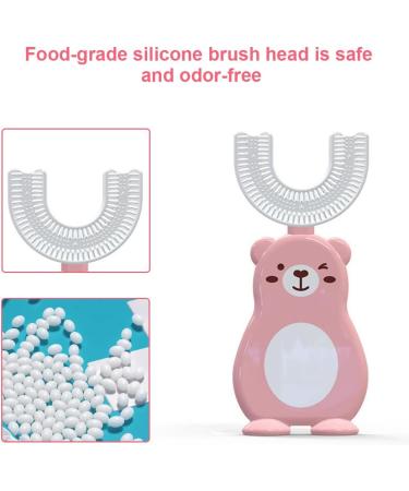 Byx Children's Toothbrush - 360 Silicone Brush for Ages 2-6 | 2 Pack Kids Toothbrushes - Buy Online on GoSupps.com