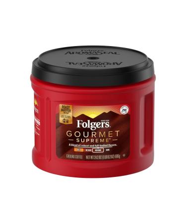Folgers Gourmet Supreme Ground Coffee 24.2oz by Folgers