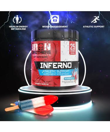 Iron Brothers Supplements - Inferno Weight Loss Supplements for Women & Men | Detox for Weight Loss and Belly Fat Thermogenic Support - Workout Supplement | Help Cognitive Health Increases Energy Bombsicle - Buy Online on GoSupps.com