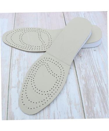 FOMIYES Durable Leather Insoles for Height Increase | Orthotic Heel Lift Shoes for Men & Women | Arch Support & Comfort Padding - Buy Online on GoSupps.com
