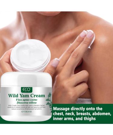 Wild Yam Cream for Hormone Balance | 100% Natural Organic Support for Women | Menopause & Perimenopause | All Skin Types - Buy Online on GoSupps.com