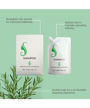 XINRAN Rosemary amino acids shampoo rosemary growth shampoo thinning dry hair rosemary amino acids moisturizing shampoos strengthens roots controls oily all hair types 1 piece 1 piece - Buy Online on GoSupps.com