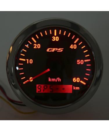 ABS Stainless Steel 85mm GPS Speed Meter for Boats & Cars - LCD Display Adjustable Backlight 0-60 km/h 9-32V DC - Buy Online on GoSupps.com