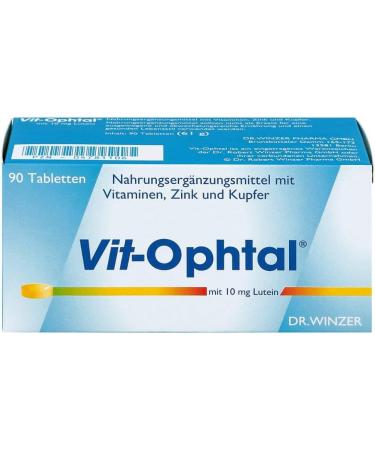 Dr. Winzer VIT OPHTAL - 10 mg Lutein Tablets for Eye Health | Buy Internationally - Buy Online on GoSupps.com
