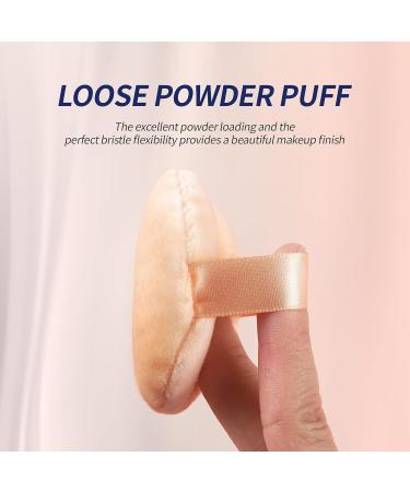 Teenitor 6PCS Soft Face Powder Puff Set - 2.36inch Velour Makeup Puffs for Setting Loose Powder - Body and Mineral Powder Applicator - Buy Online on GoSupps.com