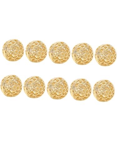 Vintage Spacer Beads- Designed with Unique Hollow Style Make it Chic and Special. Golden 1.2X1.2cm - Buy Online on GoSupps.com