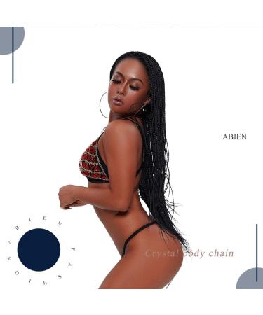 Buy Abien Crystal Body Chain Elegant Beach & Nightclub Chest Harness Jewelry for Women & Girls - Buy Online on GoSupps.com