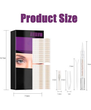 Invisible Eyelid Lift Strips AWAVM Double Eyelid Strips Eyelid Tape Invisible Instant Lift Eyelids Double Eyelid Tape Eyelid Styling Cream 480 Pieces - Buy Online on GoSupps.com