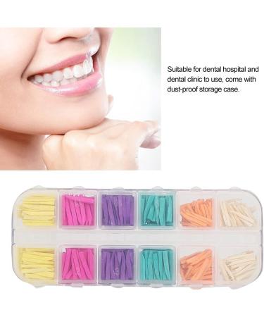 Verdant Touch Wooden Wedges - 600 Count Colorful Dental Care Interdental Toothpicks & Brushes for Optimal Oral Hygiene - Buy Online on GoSupps.com