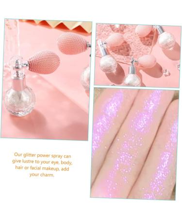 FOMIYES 4pcs High Gloss Dusting Spray Hair Gel Hair Glitter Highlighter Powder Spray for Body Miss Face 7.5x7cm x4pcs Purplex4pcs - Buy Online on GoSupps.com