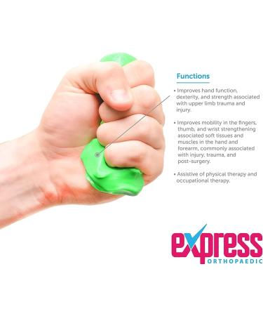 Express Orthopaedic Hand Therapy Putty - Medically Approved Resistance Squeeze Putty for Rehabilitation (Blue Firm) - Buy Online on GoSupps.com