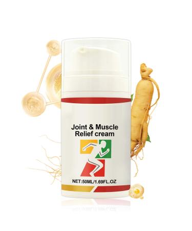 Muscle Care Cream - Knee Massage Cream 50ml | Refreshing Moisturizing Lotion for Joints Hands Legs Feet Neck