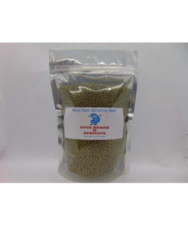 "COOL BEANS n SPROUTS" Brand Mung Bean Seeds for Sprouting Microgreens 2 Ounces A superfood Packed with antioxidants and Health-Promoting nutrients. A Family Run USA Business Jacobs Ladder Ent.