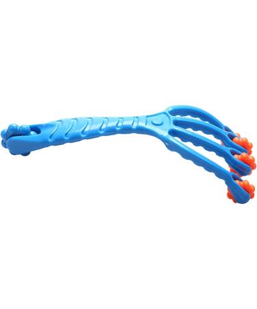 Huusuei Blue 4 Finger Massage Device - Plastic Roller Body Massager for Fatigue Relief in Buttocks Hips Head & Legs - Shop Now! - Buy Online on GoSupps.com
