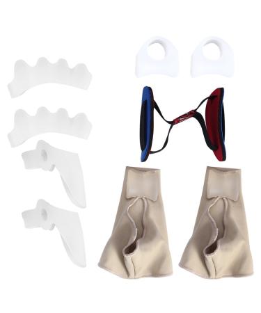 Hallux Valgus Bunion Corrector - 9 Pieces Pain Relief Sleeves Set for Proper Toe Alignment | Shop Internationally - Buy Online on GoSupps.com