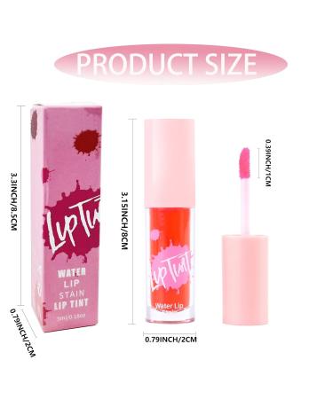 Shop Vibrant 2 Colors Lip Tint Stain | Long-Lasting Waterproof Liquid Lipstick | Korean Lip Gloss & Cheek Tint - Buy Online on GoSupps.com