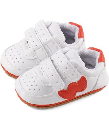 Cheerful Mario Baby First Walking Shoes - Soft PU Leather, Anti-Slip Sole - 12-18 Months - Orange - Buy Online on GoSupps.com