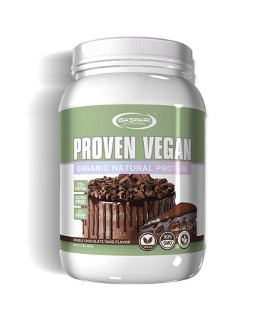 Gaspari Nutrition Proven Vegan - Double Chocolate Cake - 2 Lbs