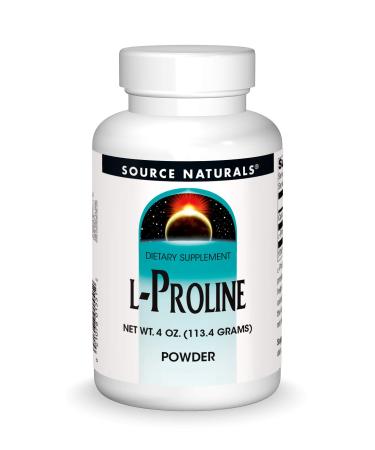 Source Naturals L-Proline Powder 4 oz (113.4 g)