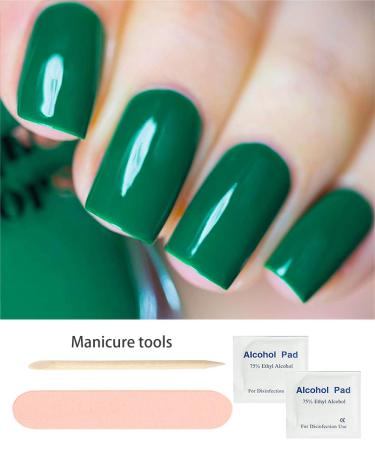 Wahrshei 20pcs Green UV Gel Nail Foil Strips | Self-Adhesive Gel Nail Stickers & Wraps for Perfect Nail Art - Buy Online on GoSupps.com