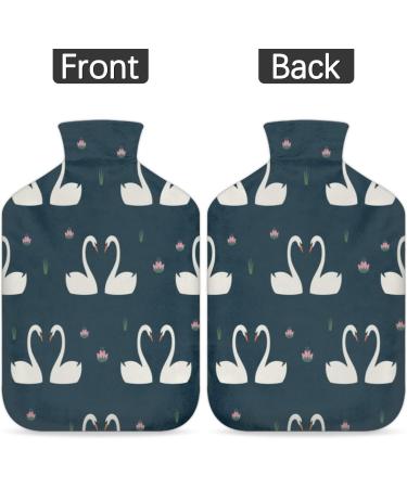 2L Swan Flower Hot Water Bottle - Pain Relief for Menstrual Cramps | PVC Heat & Ice Therapy | Warmers for Feet & Hands - International Shipping - Buy Online on GoSupps.com