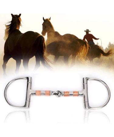 Snaffle Bit Stainless Steel Bit Snaffle Horse Tool All Purpose Ring Snaffle Bit Mouth with Copper Amp SS Rollers - Buy Online on GoSupps.com