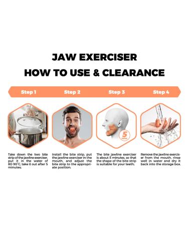 Gray 45lb Jaw Exerciser for Sculpting Jawline and Tone Face & Neck | Facial Exerciser for Men & Women - Buy Online on GoSupps.com