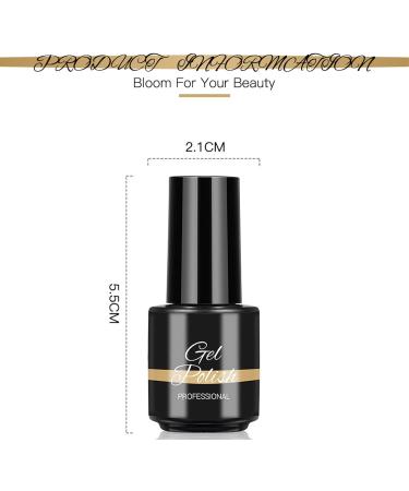 Shefave Gel Nail Polish 7ml Gel Polish Soak off UV/LED Gel Nail Polish Long Lasting Gel High Glossy Chip Resistant Easy to Apply Nail Varnish Gel Nail Art DIY Manicure Beauty Gifts (Blue) - Buy Online on GoSupps.com