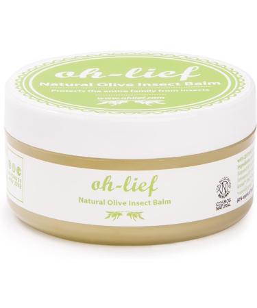 Oh-Lief Natural Olive Outdoor Balm Insect Repellent - DEET Free & Certified Organic - Safe for Sensitive Skin - 100ml - Buy Online on GoSupps.com