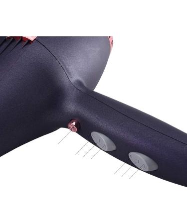 Salon Hairdryers Professional Hair Dryer 1600W with 2 Nozzles Lightweight Power Blow Dryer Fast Dry 2 Speed 3 Heat Cool Shot Setting Long Cable AC Motor Fast Drying Time and Frizz Free Shine Purple - Buy Online on GoSupps.com