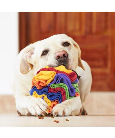 Interactive Snuffle Mat for Dogs - Dog Toy Ball Puzzle Feeding Foraging Mat - Stress Relief & Training for Small to Medium Pets 15cm - Buy Online on GoSupps.com
