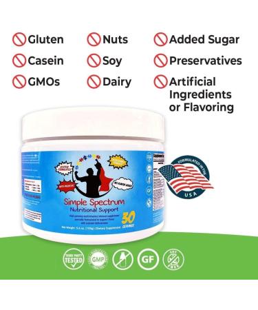 Simple Spectrum Vitamin Supplement - Nutritional Support without Added Sugars or Artificial Ingredients - Buy Online on GoSupps.com