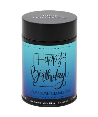 Hallingers Happy Birthday Nougat - Handmade Chocolized Vanilla Almonds - Perfect Gift for Mother's Day Father's Day Birthdays & Anniversaries - 150g - Buy Online on GoSupps.com