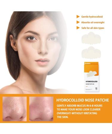 Hydrocolloid Patches Ksndurn 10 PCS Hydrocolloid Bandages - Nose/Hydrocolloid Pimple Patch (White) - Buy Online on GoSupps.com