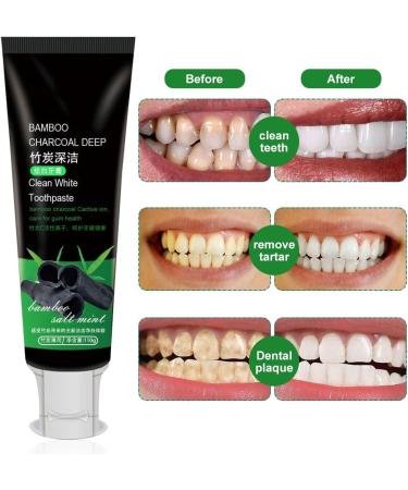 Fengyang Bamboo Charcoal Deep Toothpaste | Activated Carbon Toothpaste for Whiter Teeth & Deep Cleaning - Buy Online on GoSupps.com