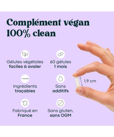 Pure Hyaluronic Acid 60 Vegan Capsules Anti-Aging + Anti-Wrinkle 800-900 kDa 1 Month Cure Skin Hydration With Vitamin C Made in France Essentials by NOVOMA - Buy Online on GoSupps.com