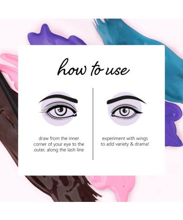 Plum Eye-Swear-By Matte Liner - Waterproof Quick-Drying 100% Vegan & Cruelty-Free - Buy 01 Black Internationally - Buy Online on GoSupps.com