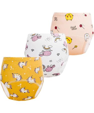 Potty Training Pants for Girls - Toddler Learning Underwear - White 3-4T - Buy Online on GoSupps.com
