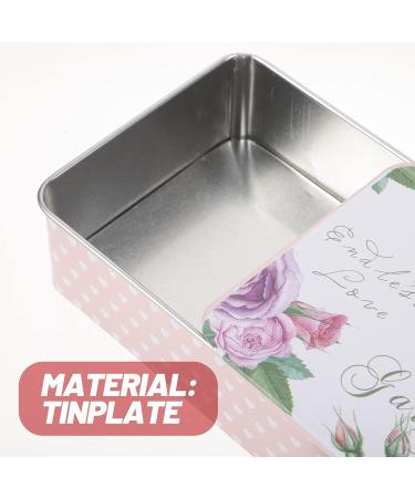 HOLIDYOYO Slide Top Tin Containers - Rectangular Metal Organizer for Lip Balm, Candies, Jewelry, Crafts - Empty Tin Box with Push-pull Sliding Cover - Buy Online on GoSupps.com
